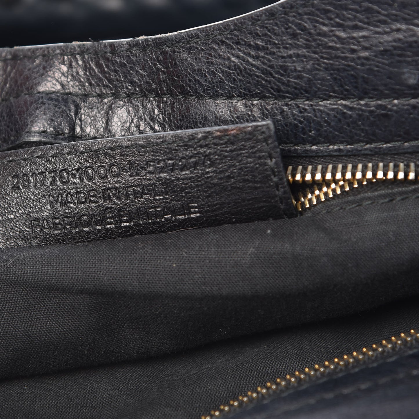 Agneau Giant 12 Gold Hardware City Black