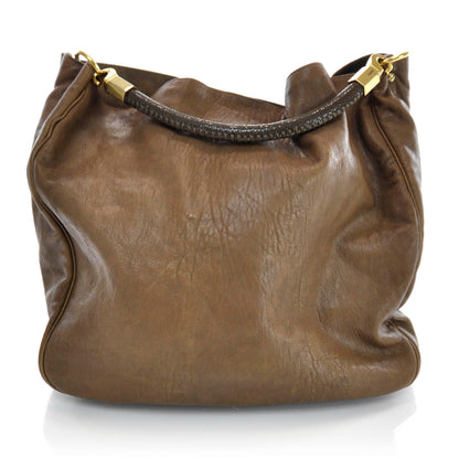 Saint Laurent Leather Large Roady Brown 3 of 10