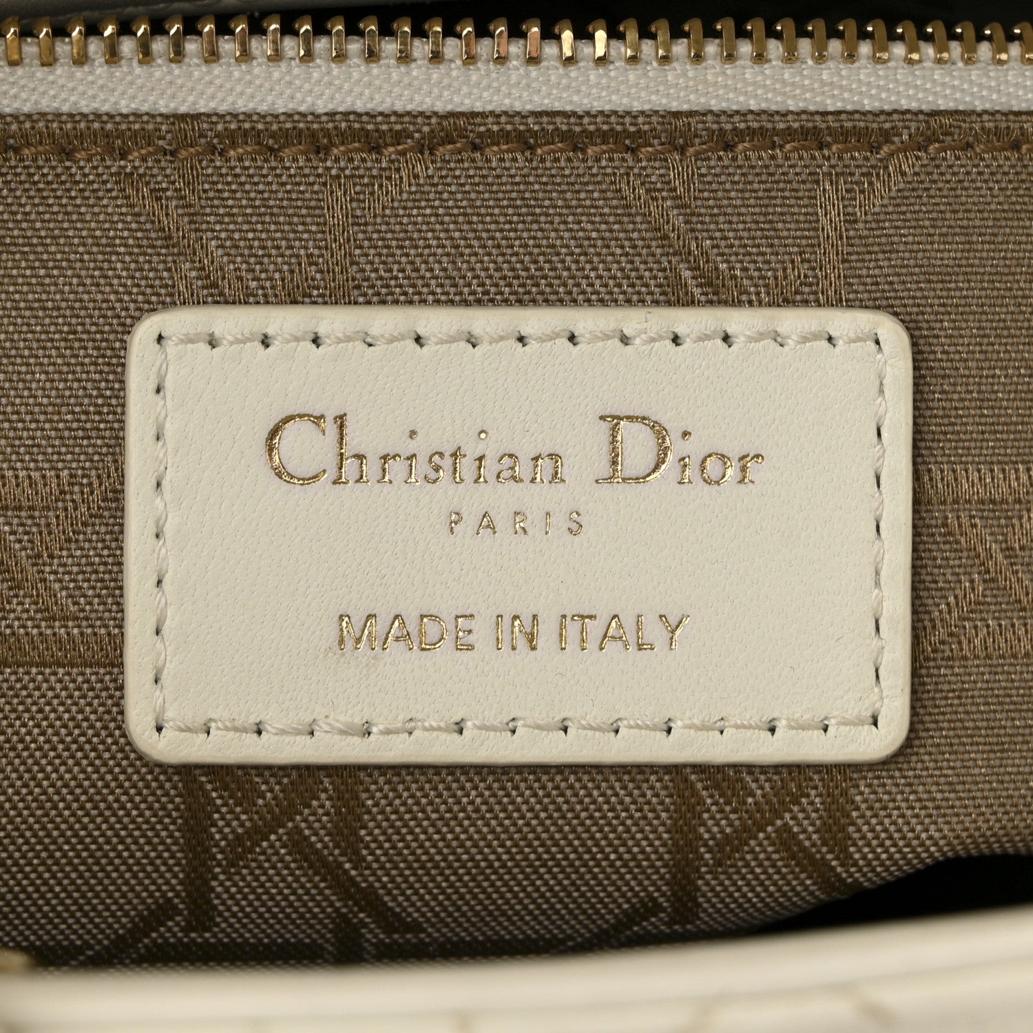 Christian Dior Lambskin Cannage Small Lady Dior White 6 of 10