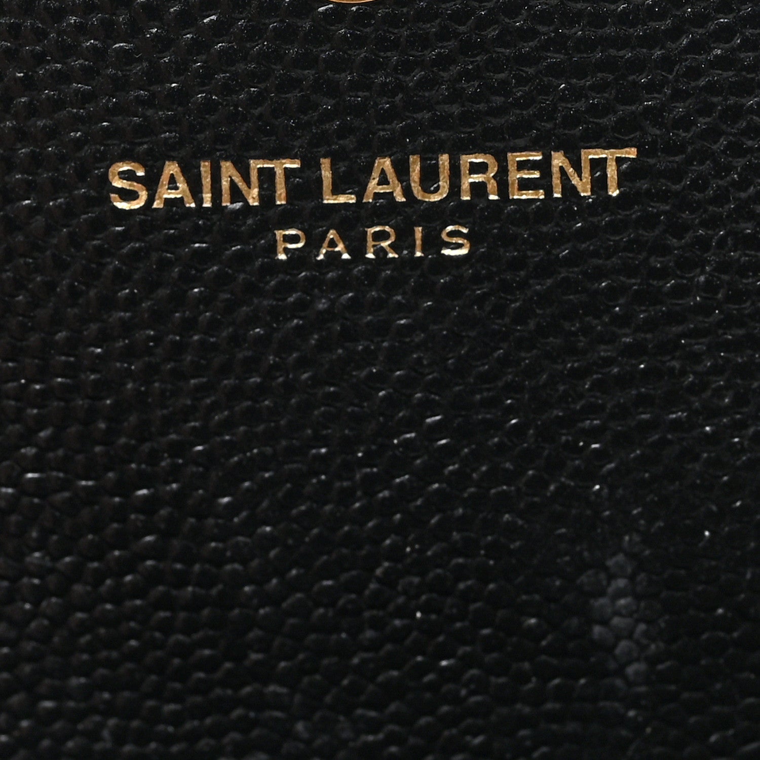 Saint Laurent Grain De Poudre Matelasse Chevron Small Monogram Envelope Wallet Black 6 of 7