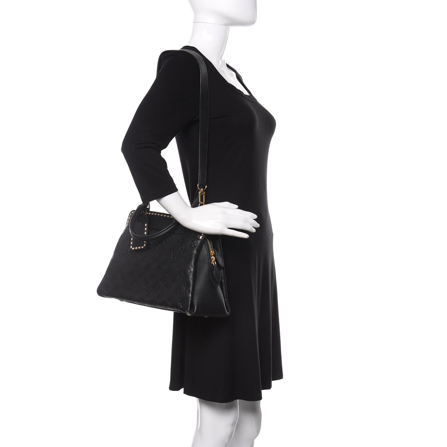 Louis Vuitton Empreinte Vosges MM Black 2 of 12