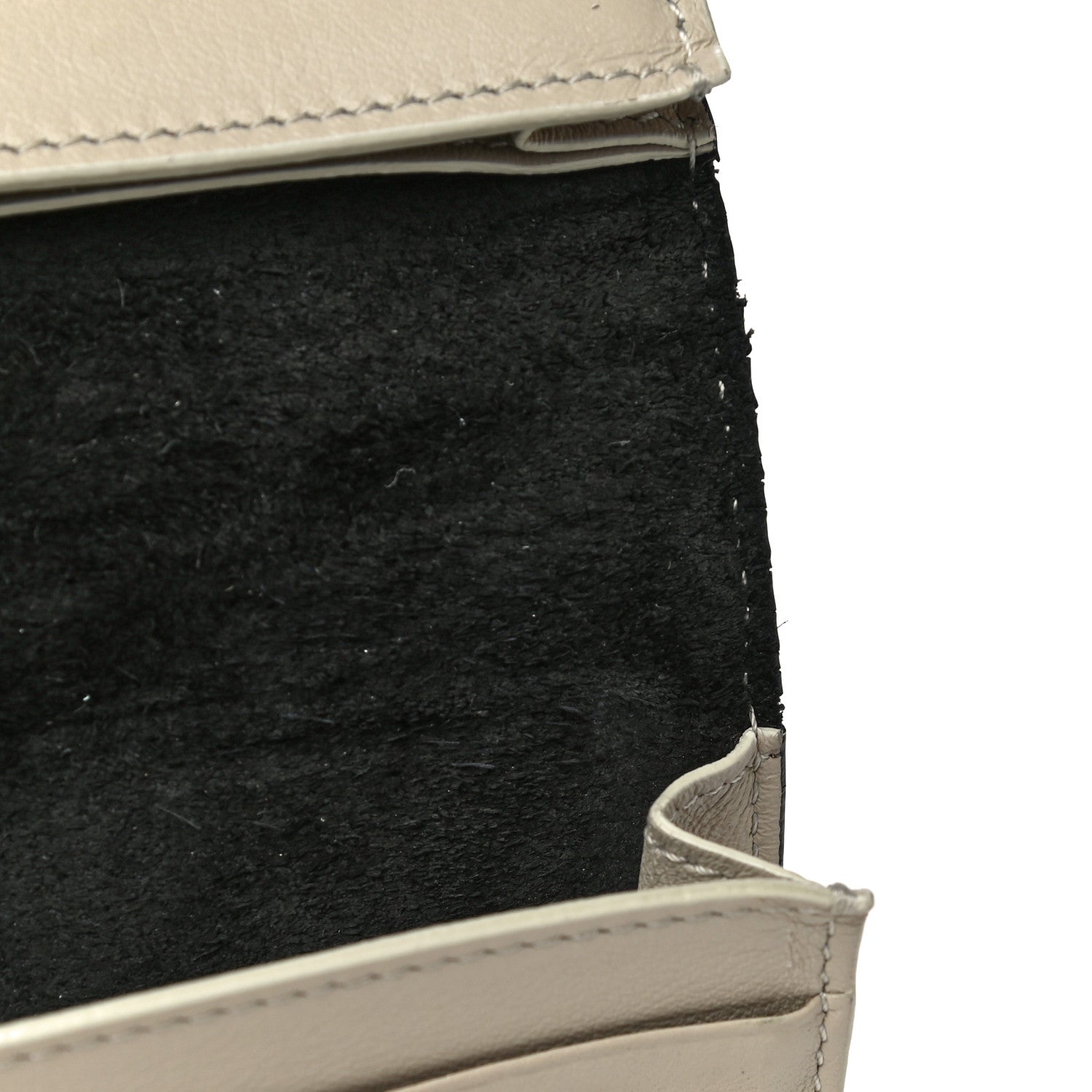 Celine Grained Calfskin Large Multifunction Strap Wallet Black Chalk 14 of 24
