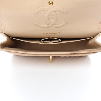 Chanel Caviar Quilted Medium Double Flap Beige Clair 5 of 15