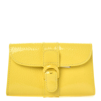 Delvaux Vernis Gel Calfskin Brillant Coin Purse Citron 1 of 9