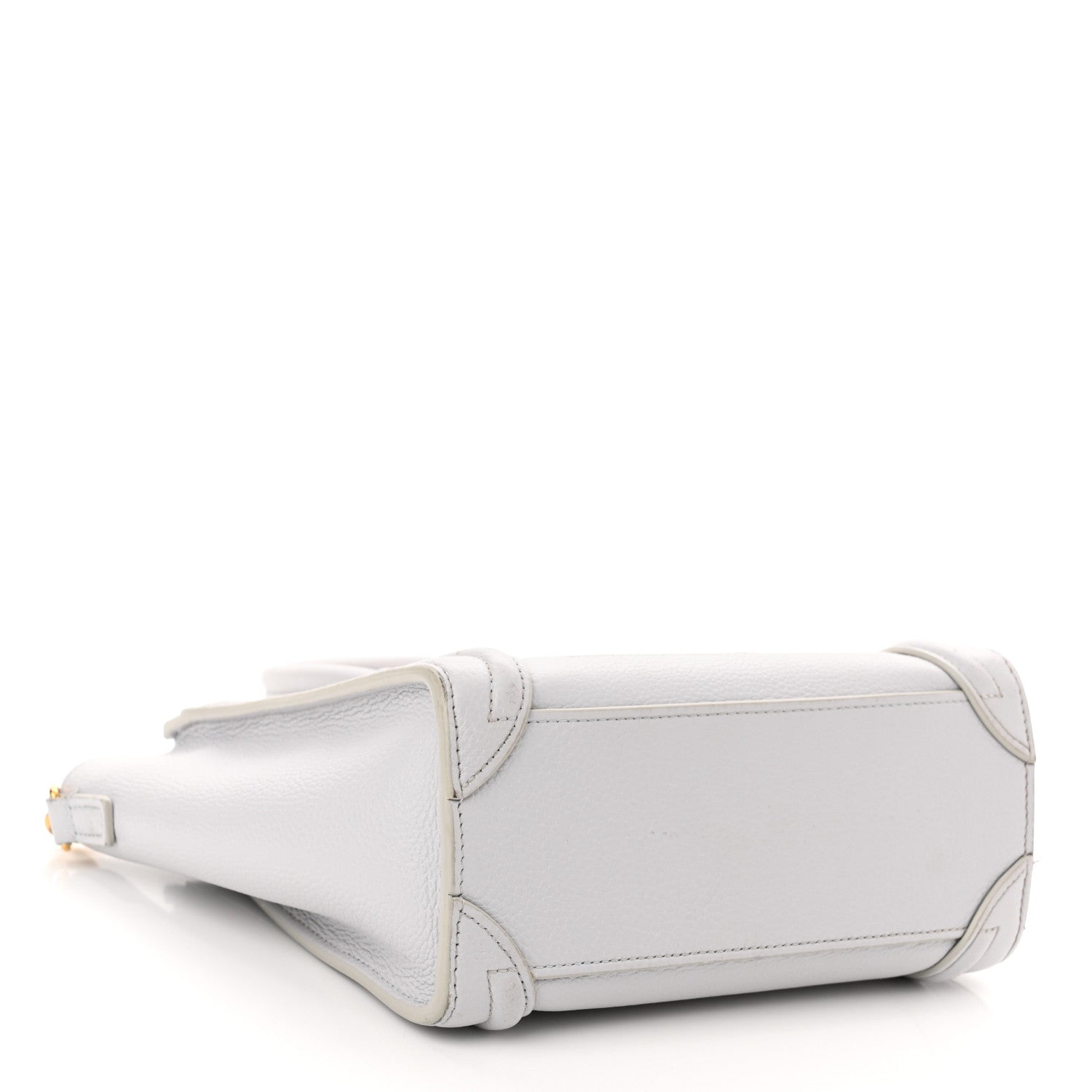 Celine Drummed Calfskin Nano Luggage Lune 4 of 17