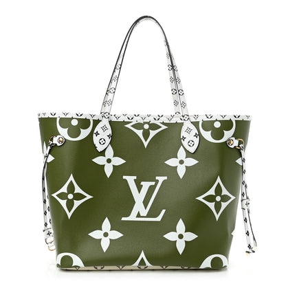 Louis Vuitton Monogram Giant Neverfull MM Kaki 1 of 10