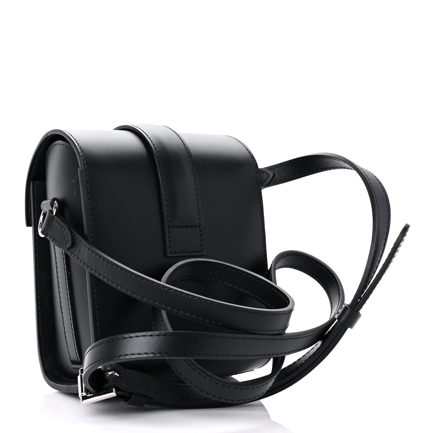 Moynat Box Calfskin Cabotine Black 3 of 9