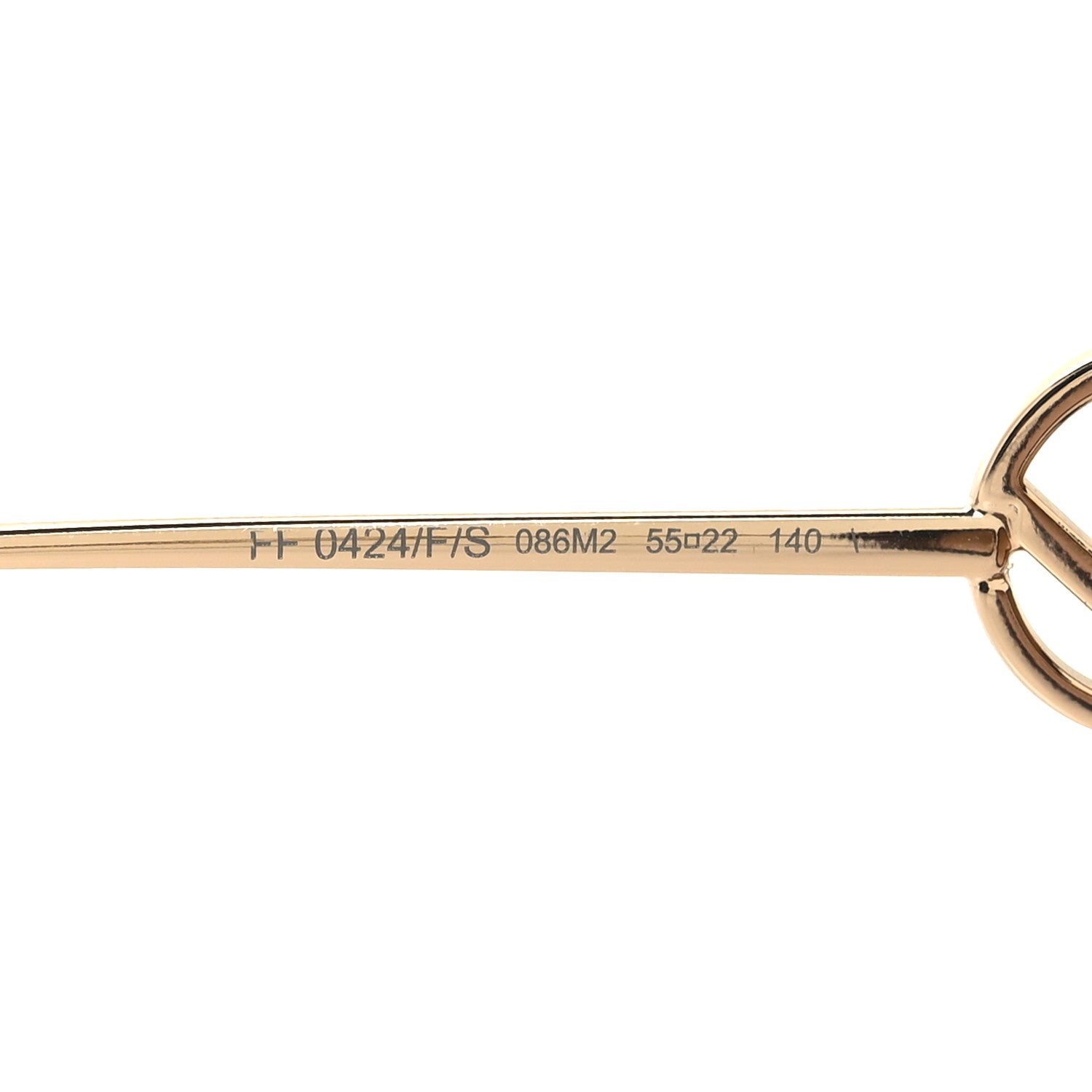 Fendi Acetate Metal F is Fendi FF Square Cat Eye Sunglasses FF 0424/F/S Havana 6 of 6