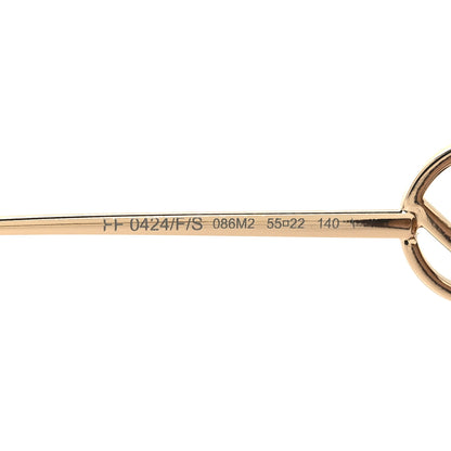 Fendi Acetate Metal F is Fendi FF Square Cat Eye Sunglasses FF 0424/F/S Havana 6 of 6