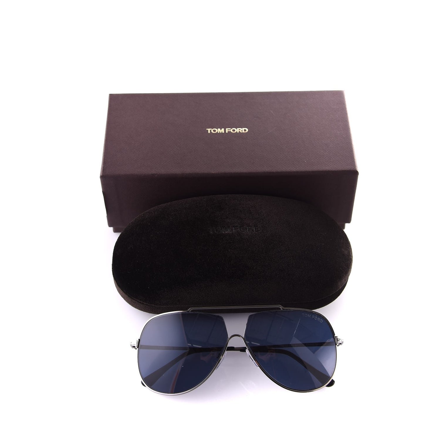 Chase Sunglasses TF586 Blue Silver
