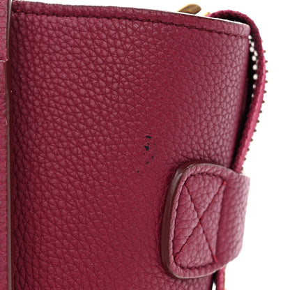 Celine Drummed Calfskin Micro Luggage Plum 11 of 12