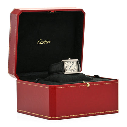 Cartier Stainless Steel Calfskin 27mm Tank Solo Quartz Watch 5 of 5