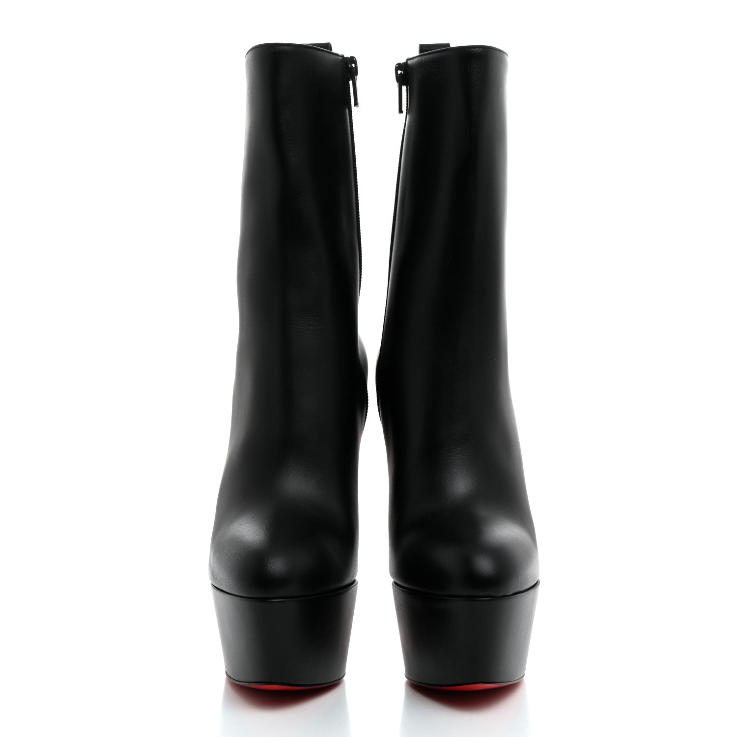 Christian Louboutin Calfskin Dolly Alta Booty 160 Ankle Boots 40.5 Black 2 of 8