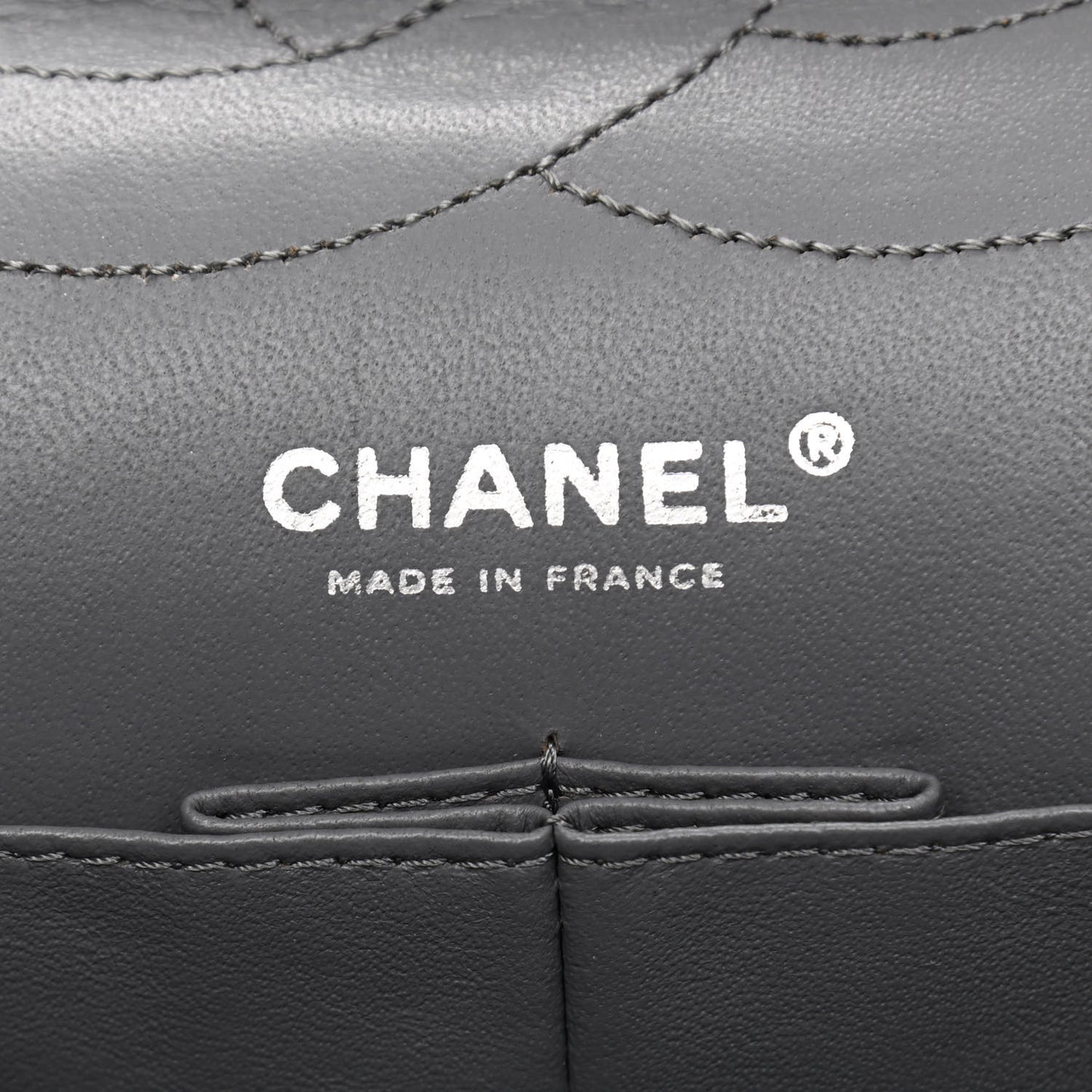 Suede Calfskin 2.55 Reissue 227 Flap Grey