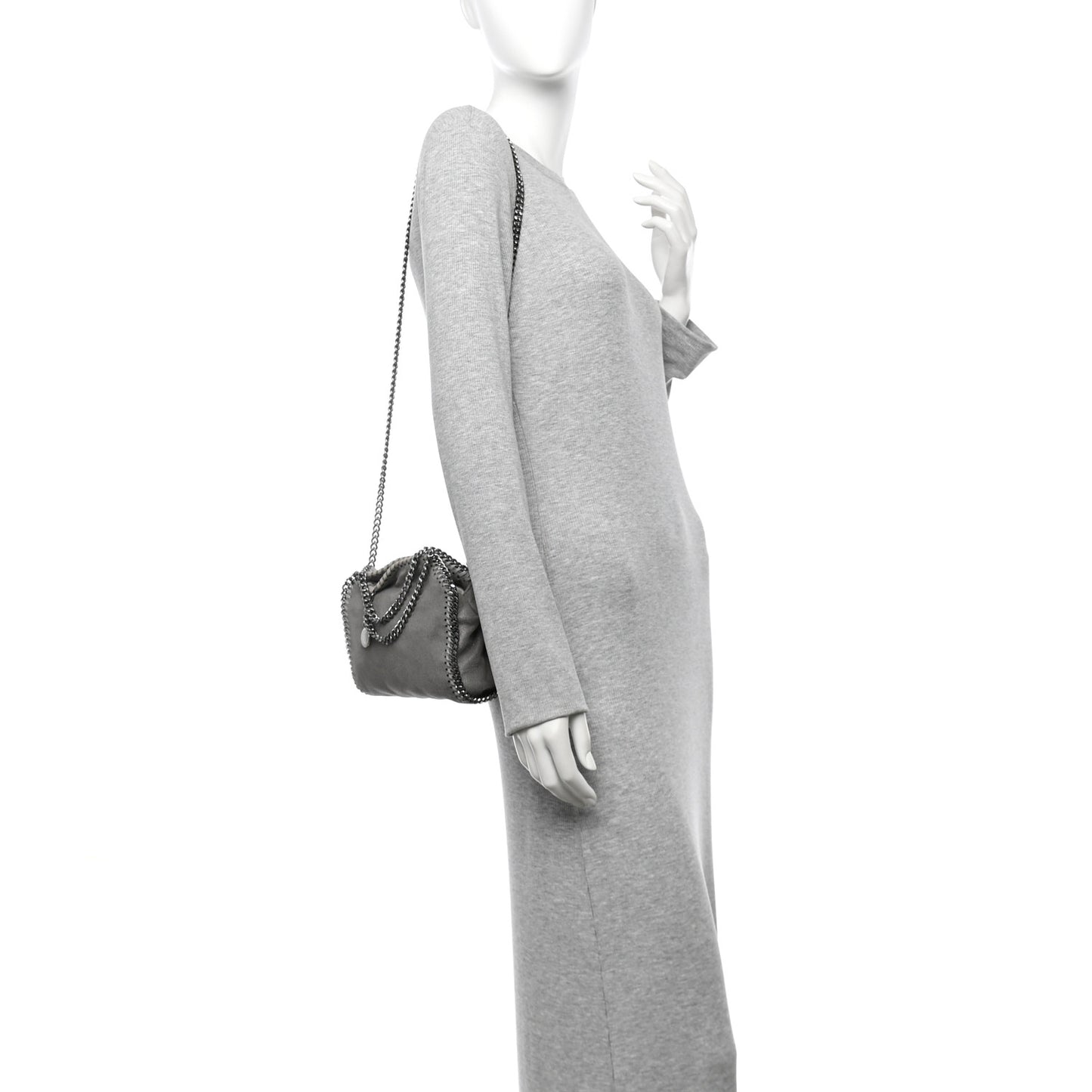 Shaggy Deer Tiny Falabella Tote Grey