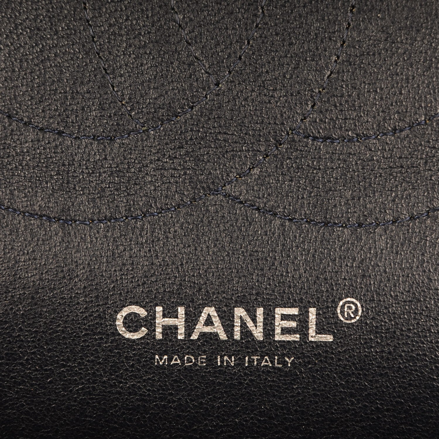 Chanel Caviar Quilted Jumbo Double Flap Navy Blue 6 of 7
