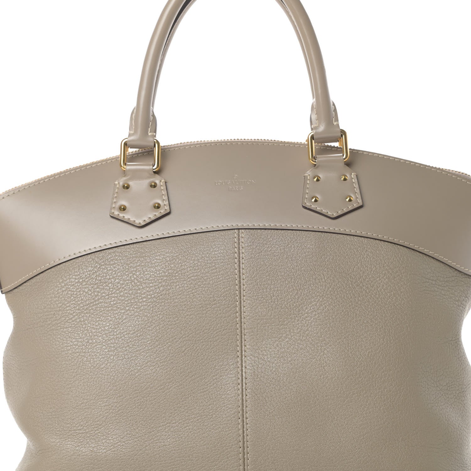 Louis Vuitton Suhali Lockit MM Greige 8 of 15