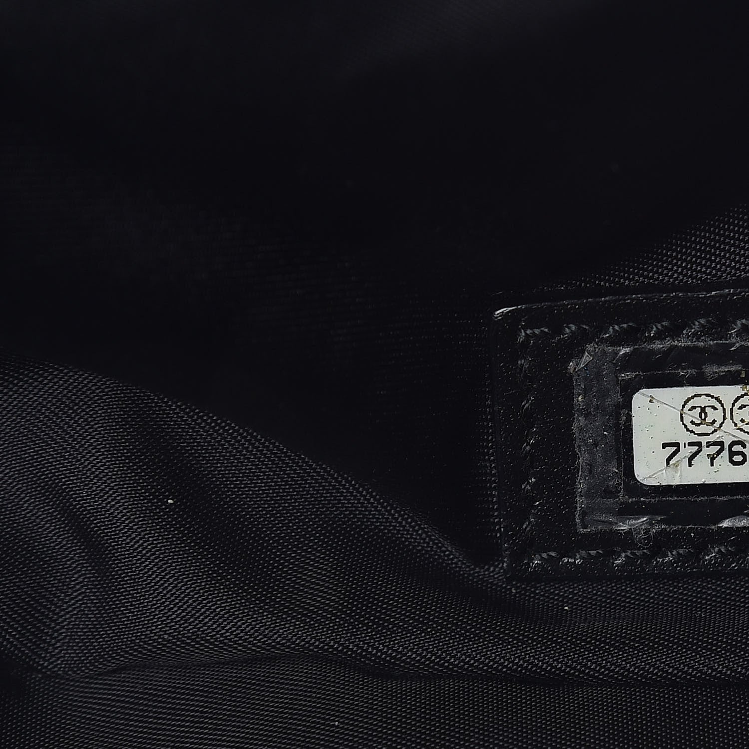 Chanel Nylon Travel Bowler Black 6 of 10