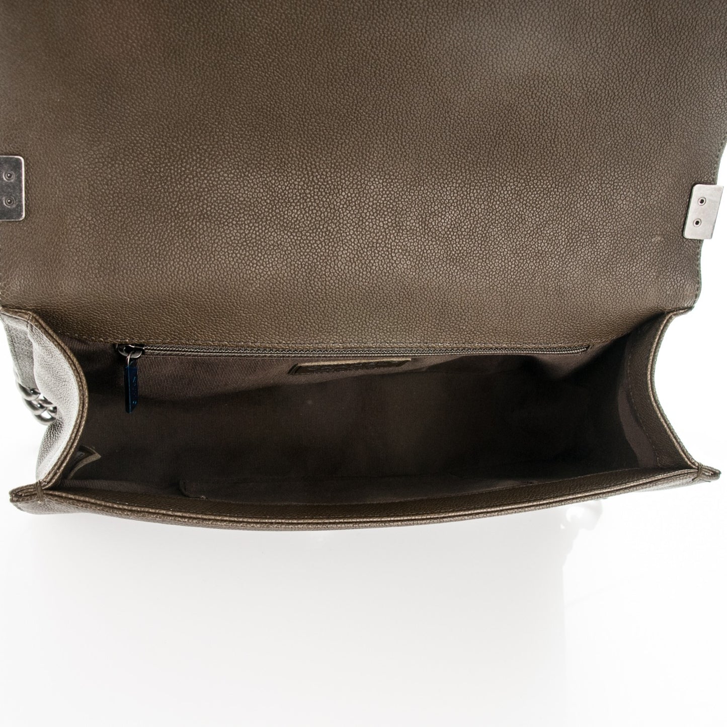 Caviar Quilted New Medium Boy Flap Khaki