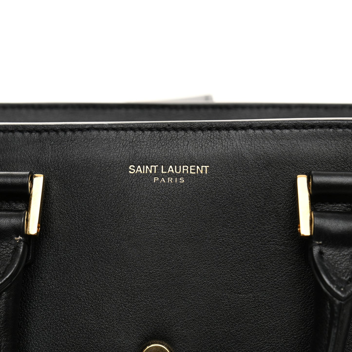 Calfskin Monogram Baby Cabas Black