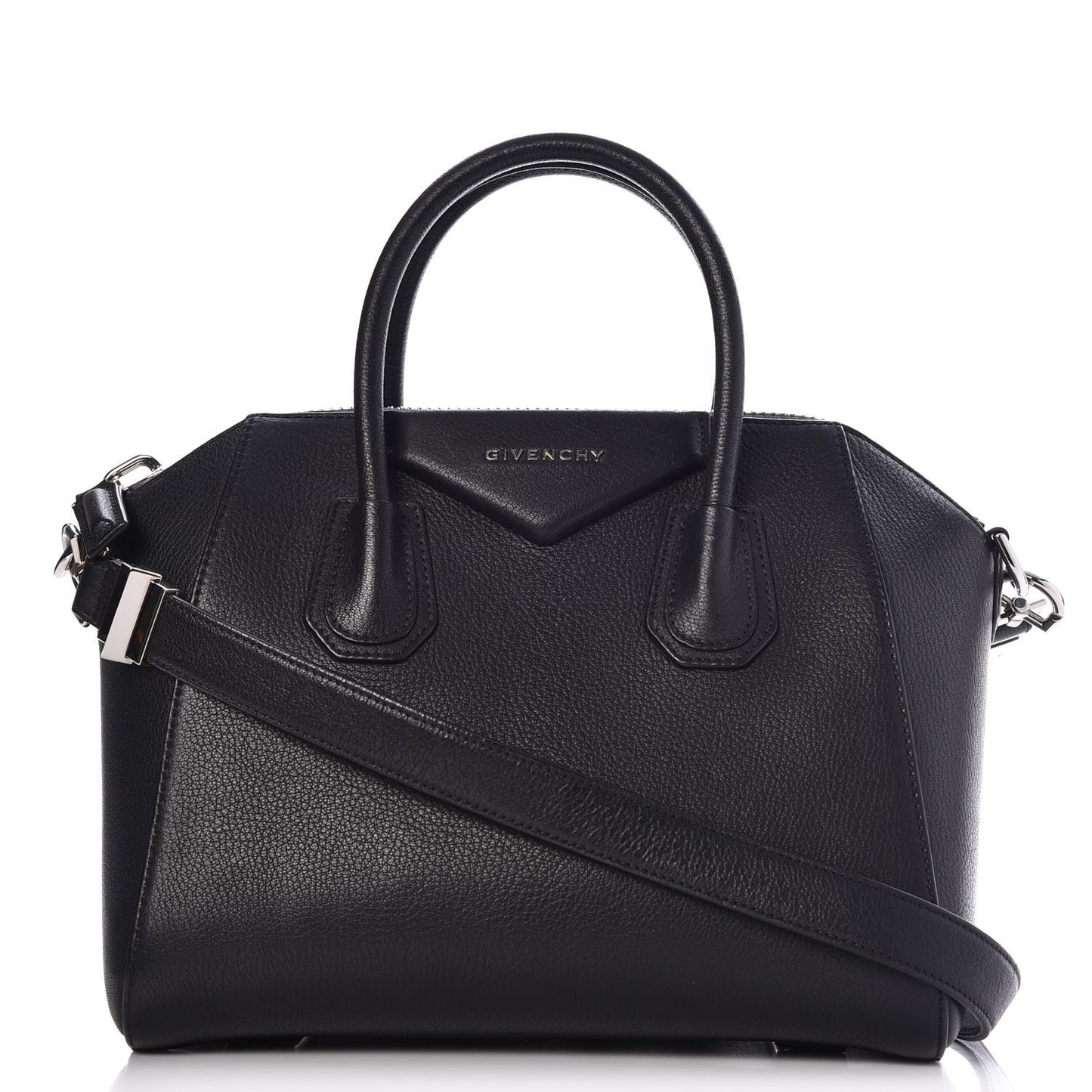 Sugar Goatskin Small Antigona Black