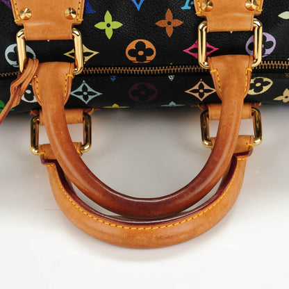 Louis Vuitton Monogram Multicolor Speedy 30 Black 8 of 8