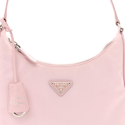 Prada Re-Nylon Saffiano Mini Re-Edition 2005 Bag Alabastro 5 of 10