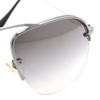 Prada Metal Aviator Sunglasses SPR58O Silver Black 7 of 8