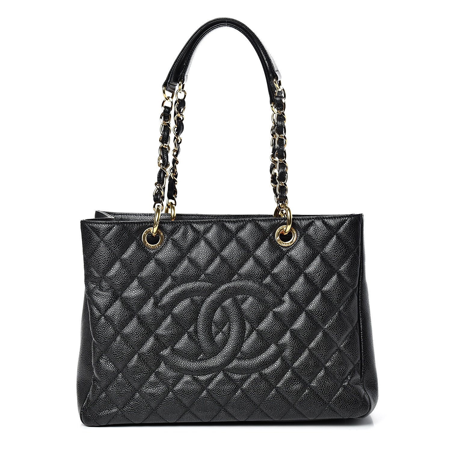 Chanel Caviar Quilted Grand Shopping Tote GST Black 1 of 11