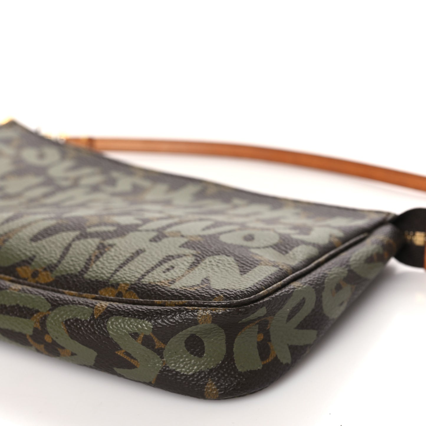 Monogram Graffiti Pochette Accessories Kaki