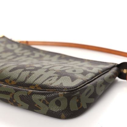 Louis Vuitton Monogram Graffiti Pochette Accessories Kaki 9 of 9