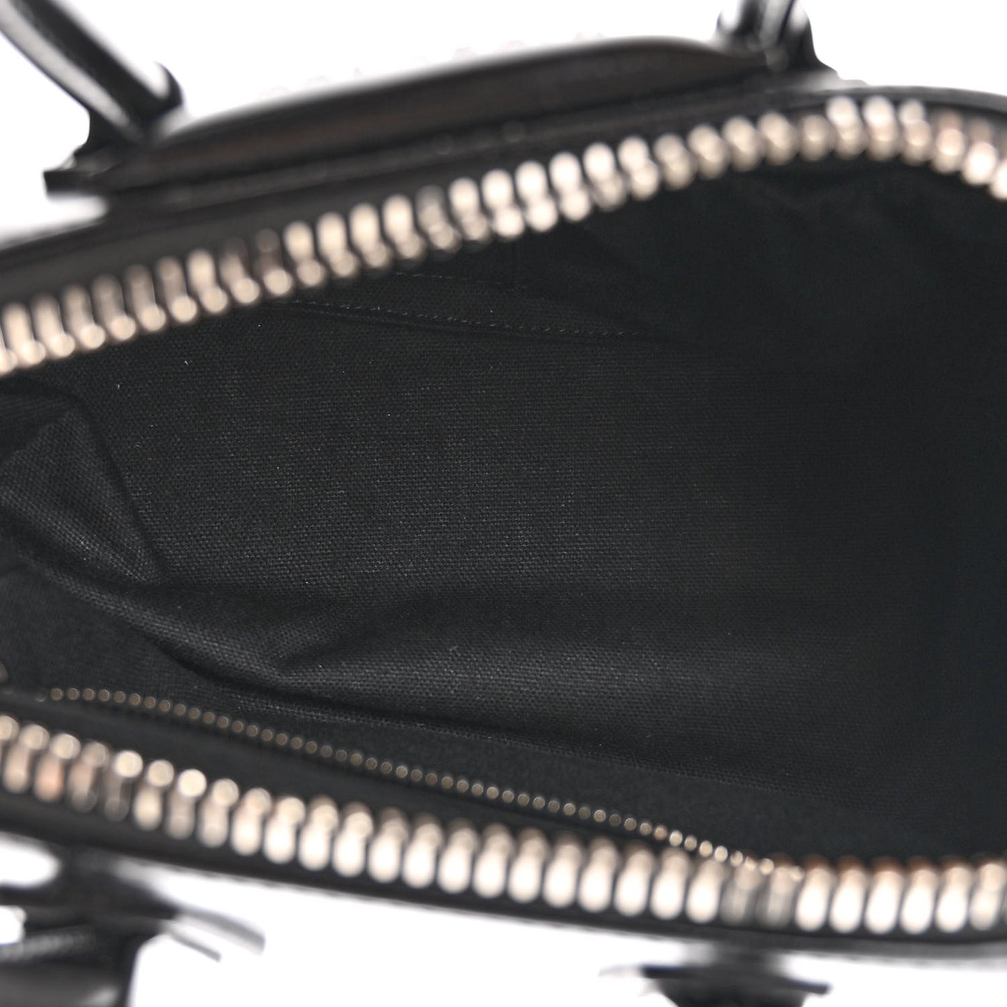Shiny Lord Calfskin Mini Antigona Black