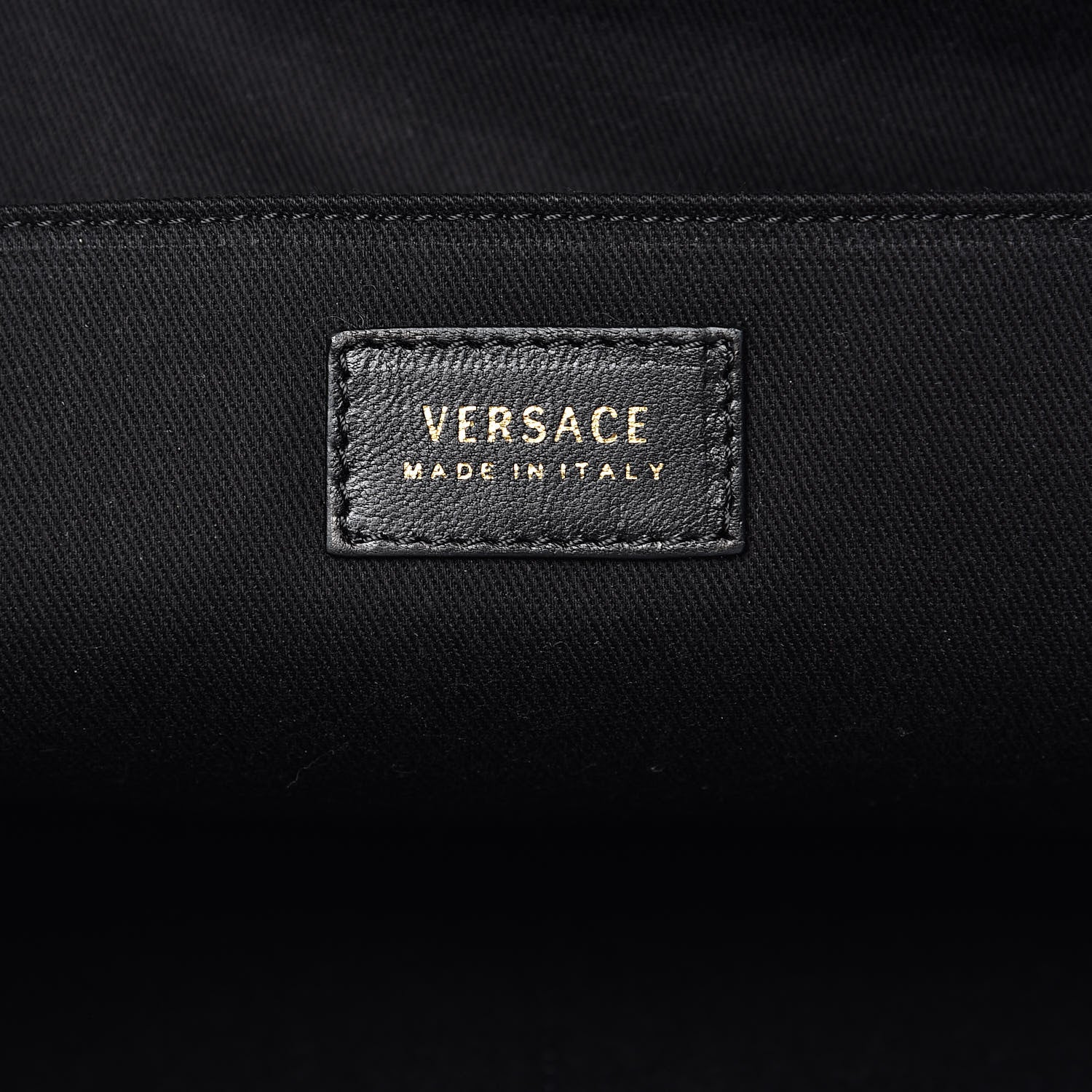 Versace Denim Printed Barocco Shopping Tote Dusk Blue Multicolor 6 of 7