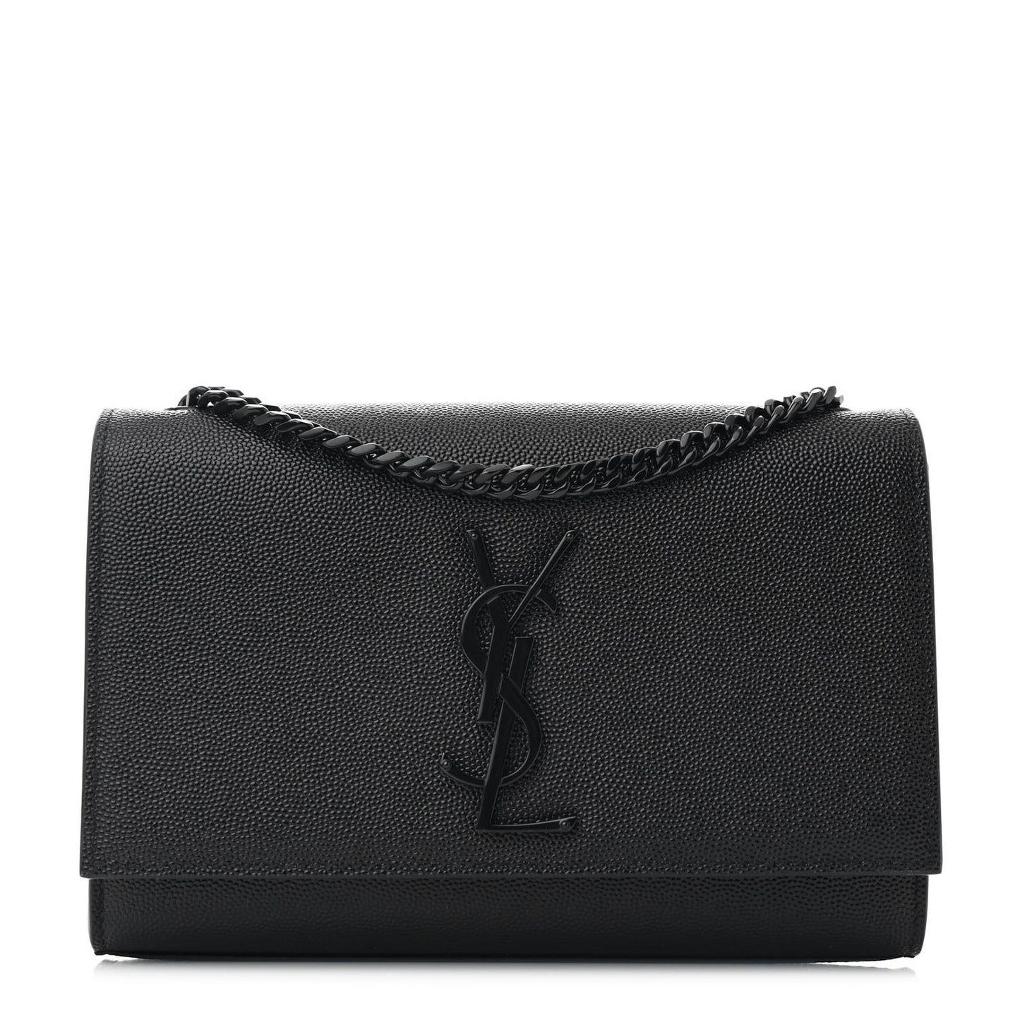 Grain De Poudre Small Monogram Monochrome Kate Satchel Black
