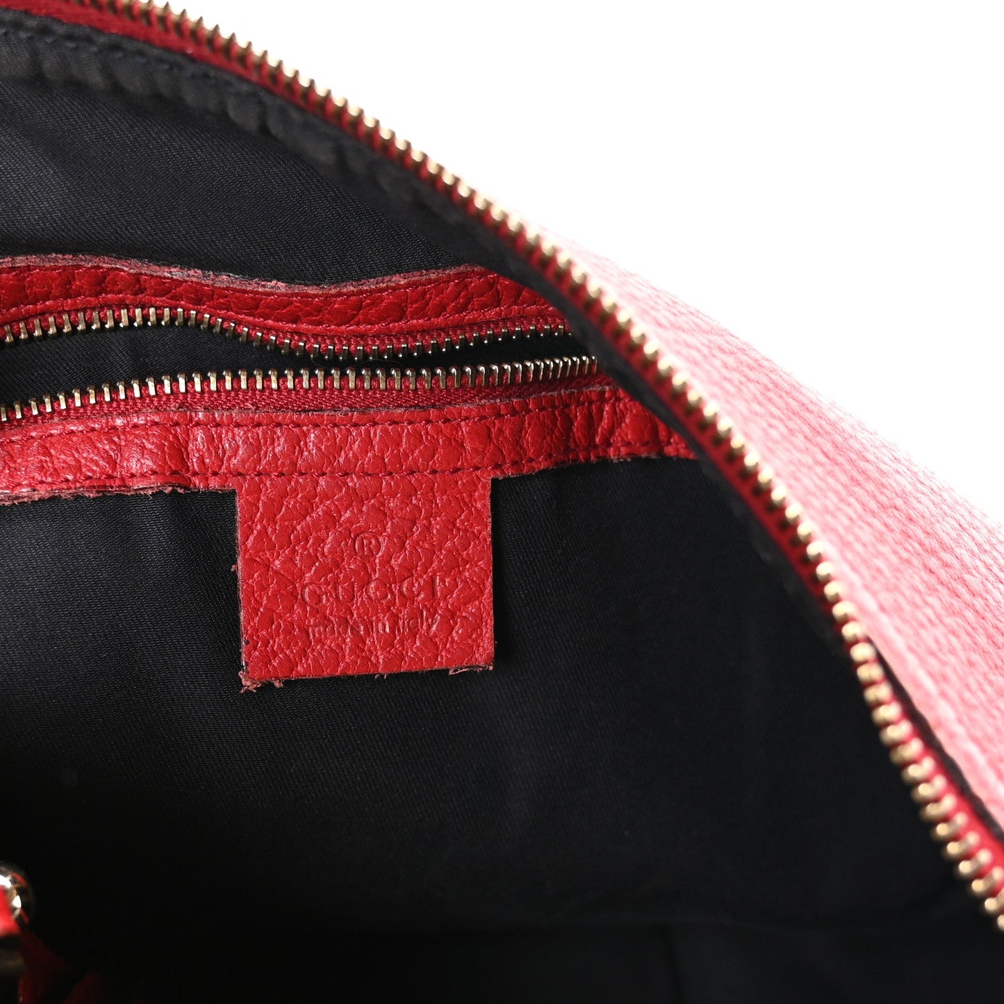 Calfskin Web Small Blondie Hobo Red