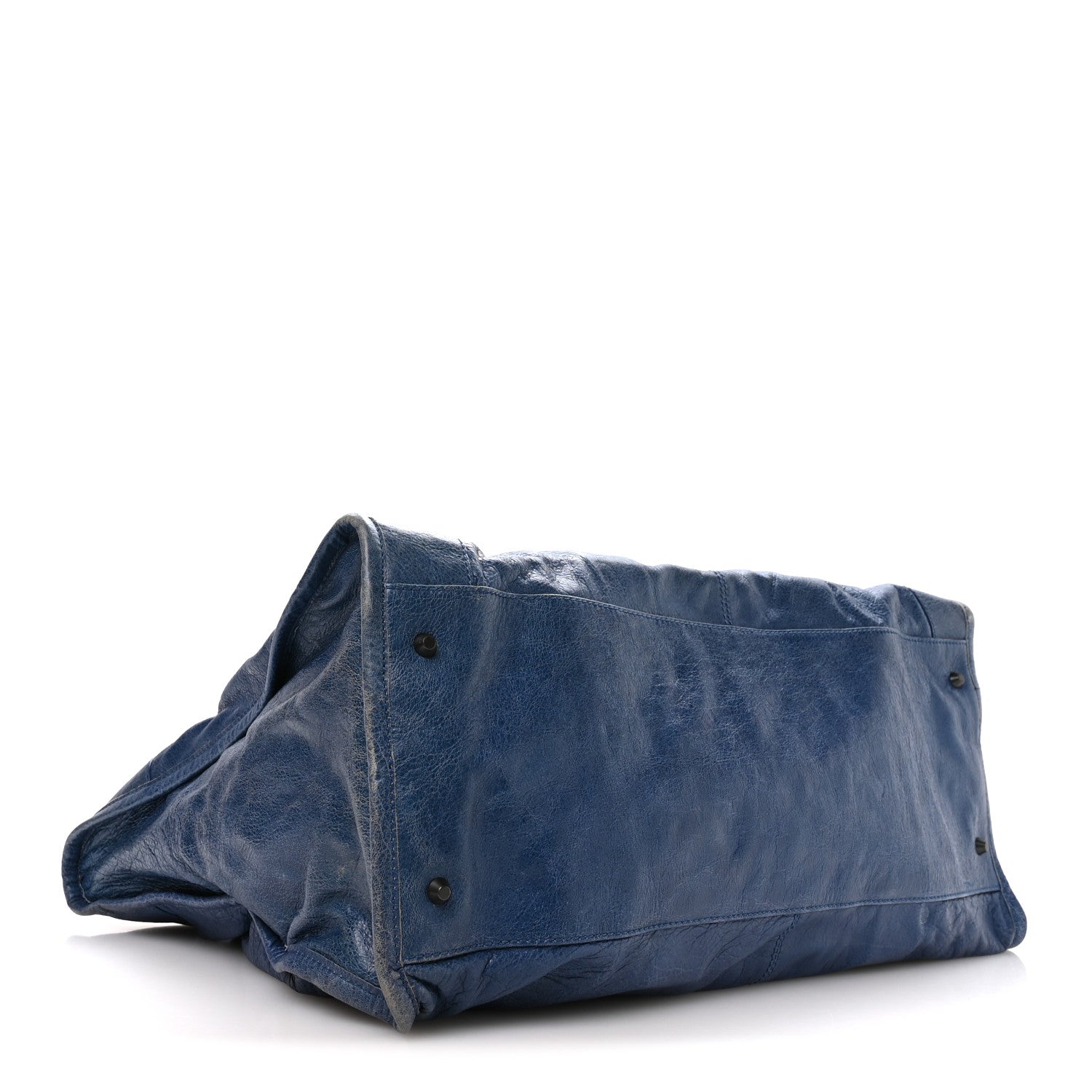 Balenciaga Agneau Classic Hardware Weekender Bleu Cobalt Bleu Electric 4 of 10