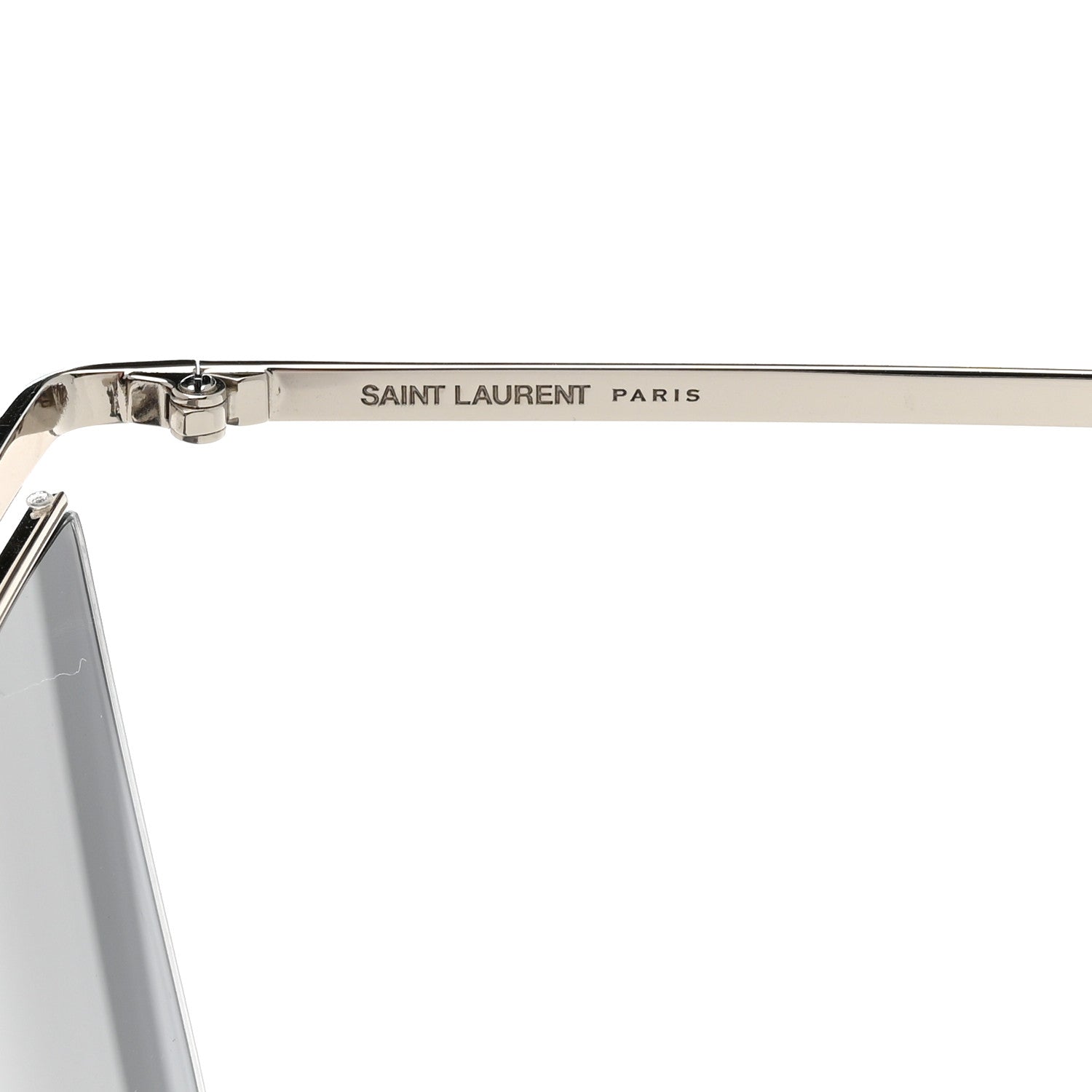 Saint Laurent SL249 Cat Eye Sunglasses Silver 6 of 7