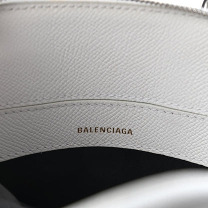 Balenciaga Grained Calfskin XXS Ville Top Handle Bag White Black 5 of 8