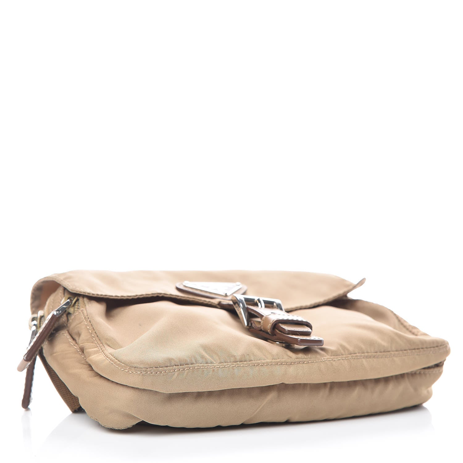 Prada Tessuto Nylon Saffiano Belt Bag Brown 4 of 11