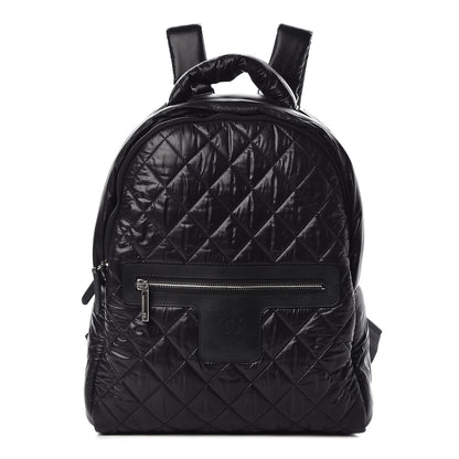 Chanel Nylon Quilted Coco Cocoon Backpack Black 1 of 7
