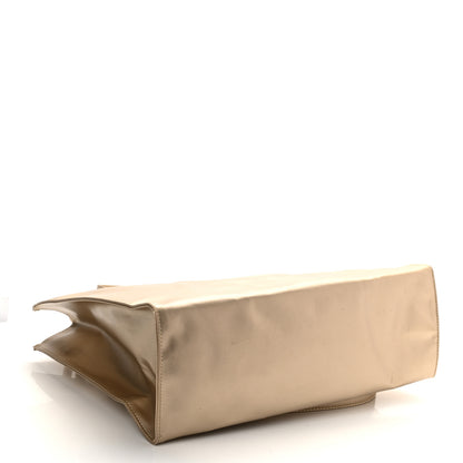 Telfar Metallic Vegan Leather Medium Shopping Bag Gold 3 of 8
