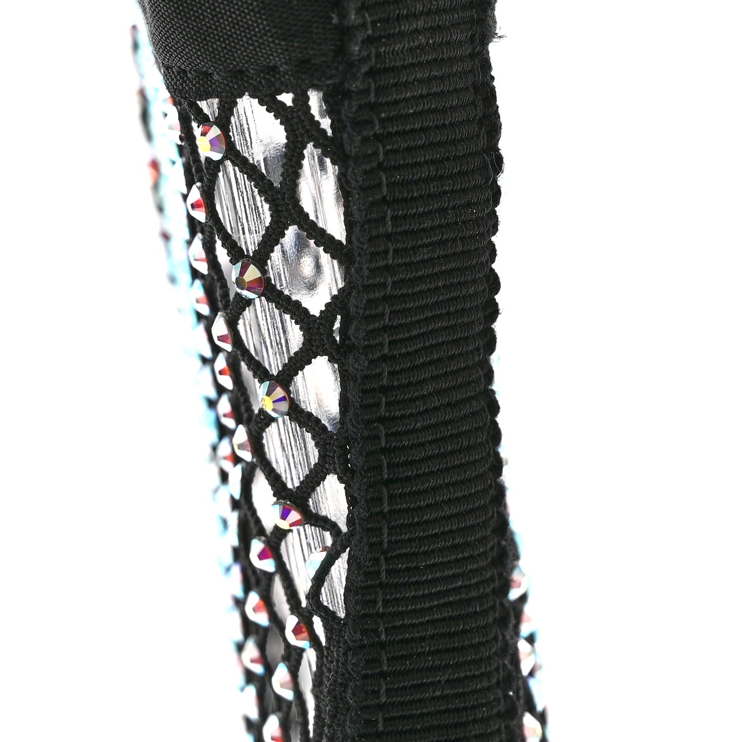 Resille Strass Kid Suede Patent Mary Jane Short Boots 39 Black