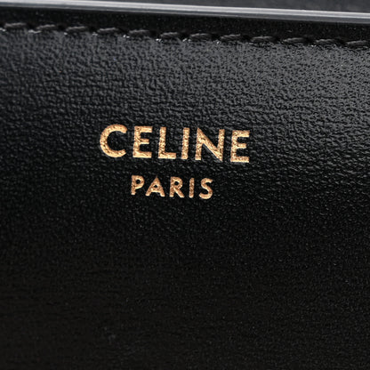 Celine Shiny Calfskin Small Triomphe Wallet Black 6 of 11