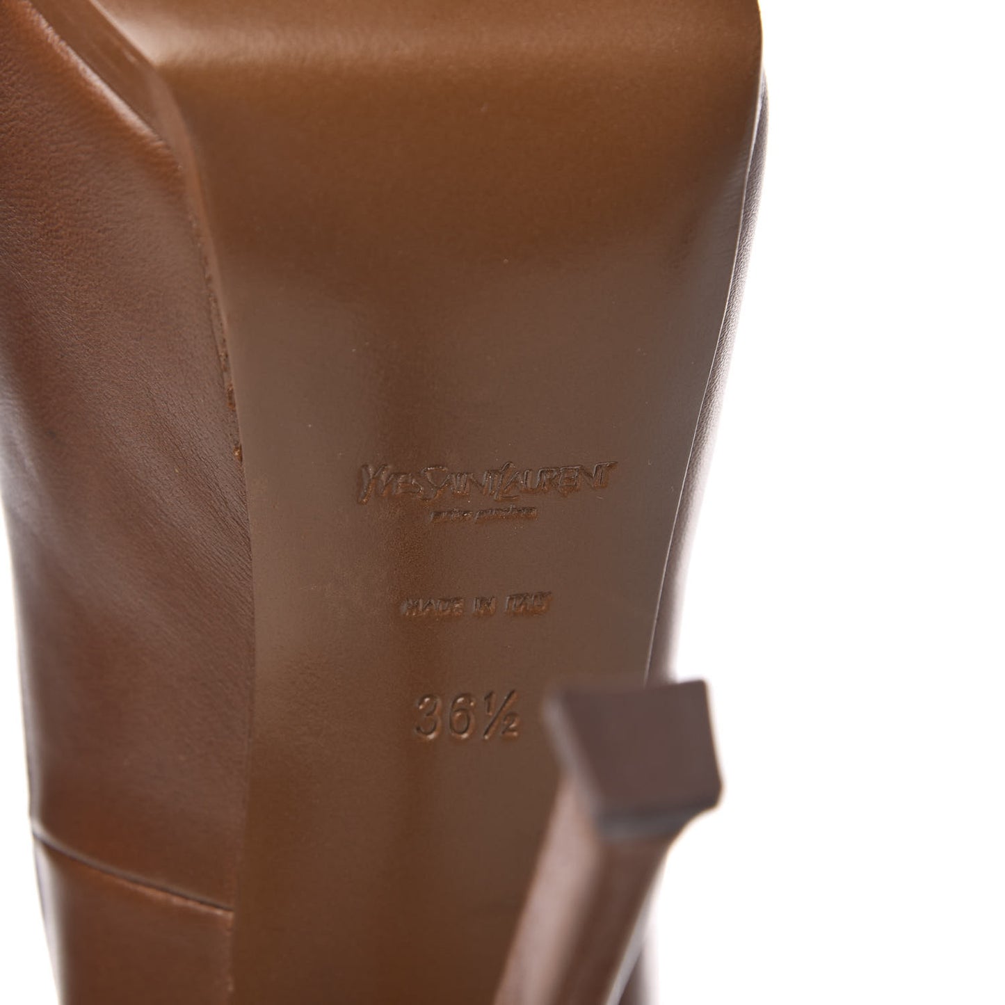 Calfskin Tribtoo 105 Pumps 36.5 Brown