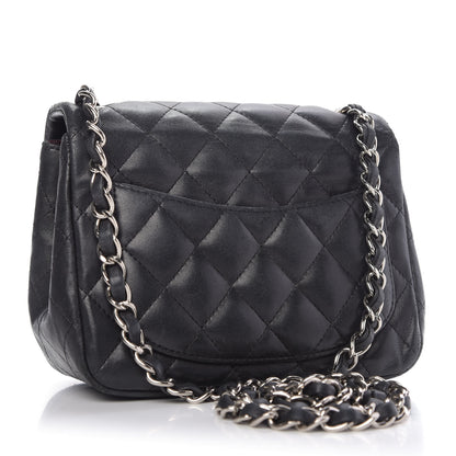 Chanel Lambskin Quilted Mini Square Flap Black 3 of 14