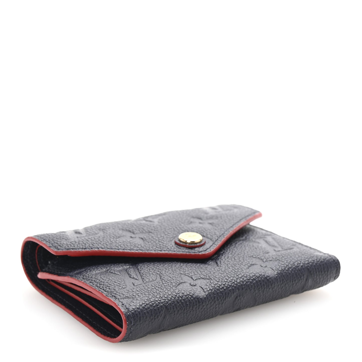 Empreinte Victorine Wallet Marine Rouge