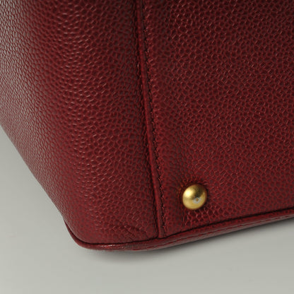 Chanel Caviar Timeless CC Shoulder Bag Red 7 of 10