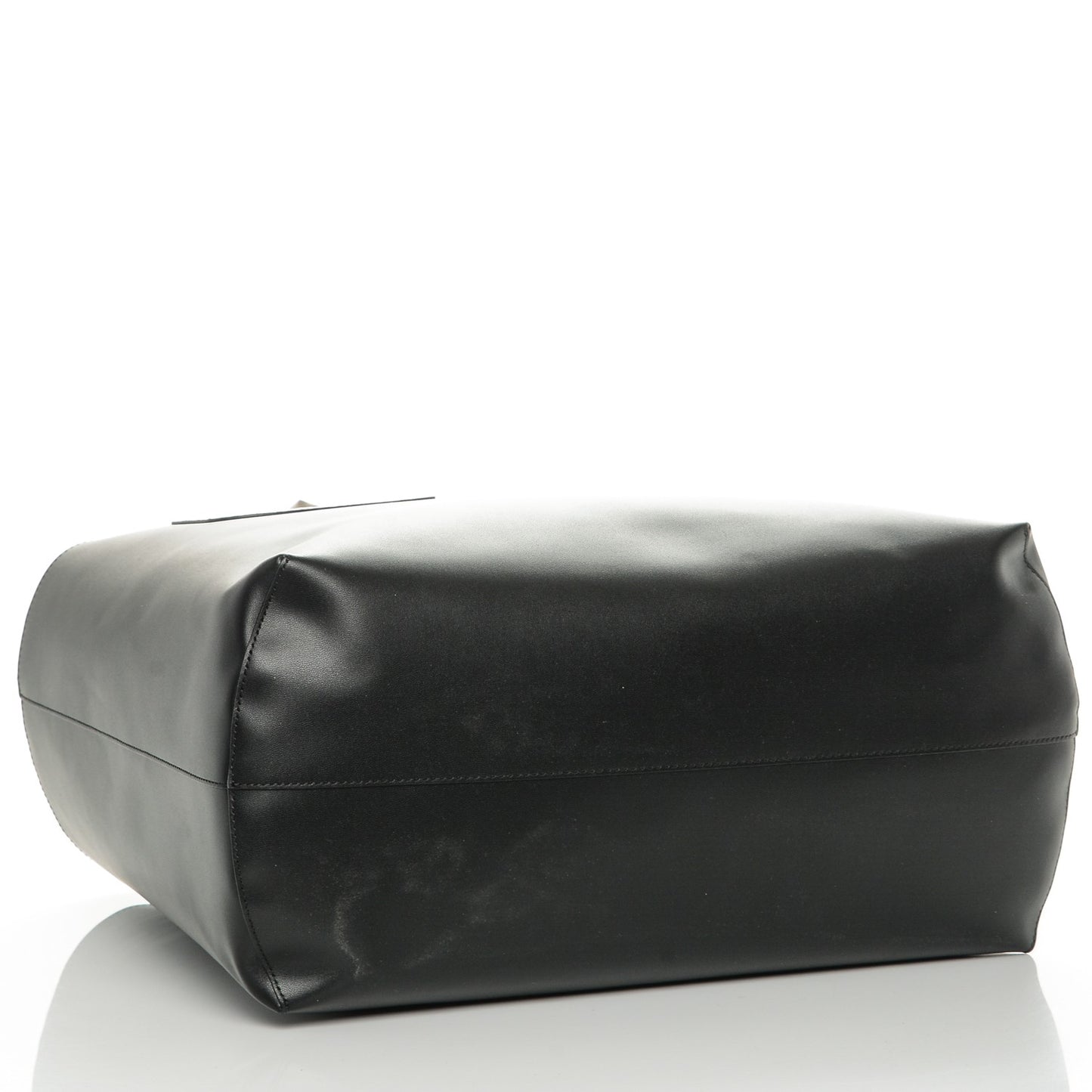 Vitello Ginevra Elaphe Monster Eyes Shopping Tote Black Naturale