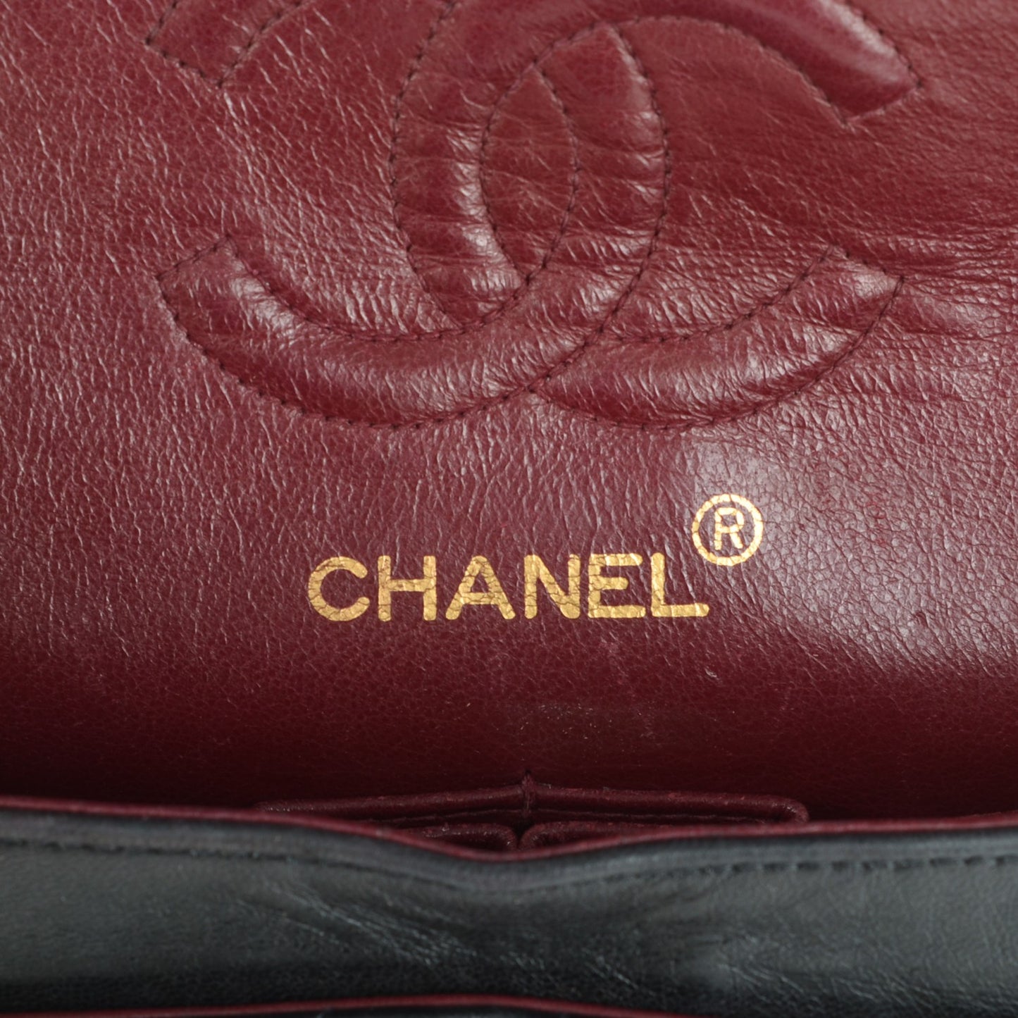 Lambskin Quilted Small Double Flap Black