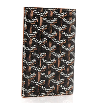Goyard Goyardine Grenelle Passport Wallet Black Gold 3 of 8